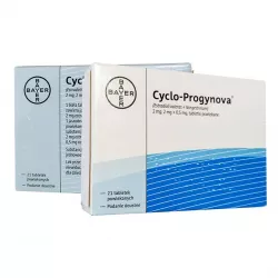 Цикло Прогинова (Цикло-Прогинова) табл. набор 0,5мг 2мг и 2мг №21 фото